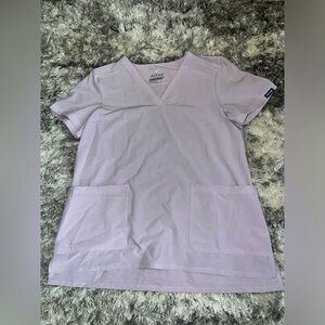 adar scrub set! light pinkish purple! size large in both top and bottom!